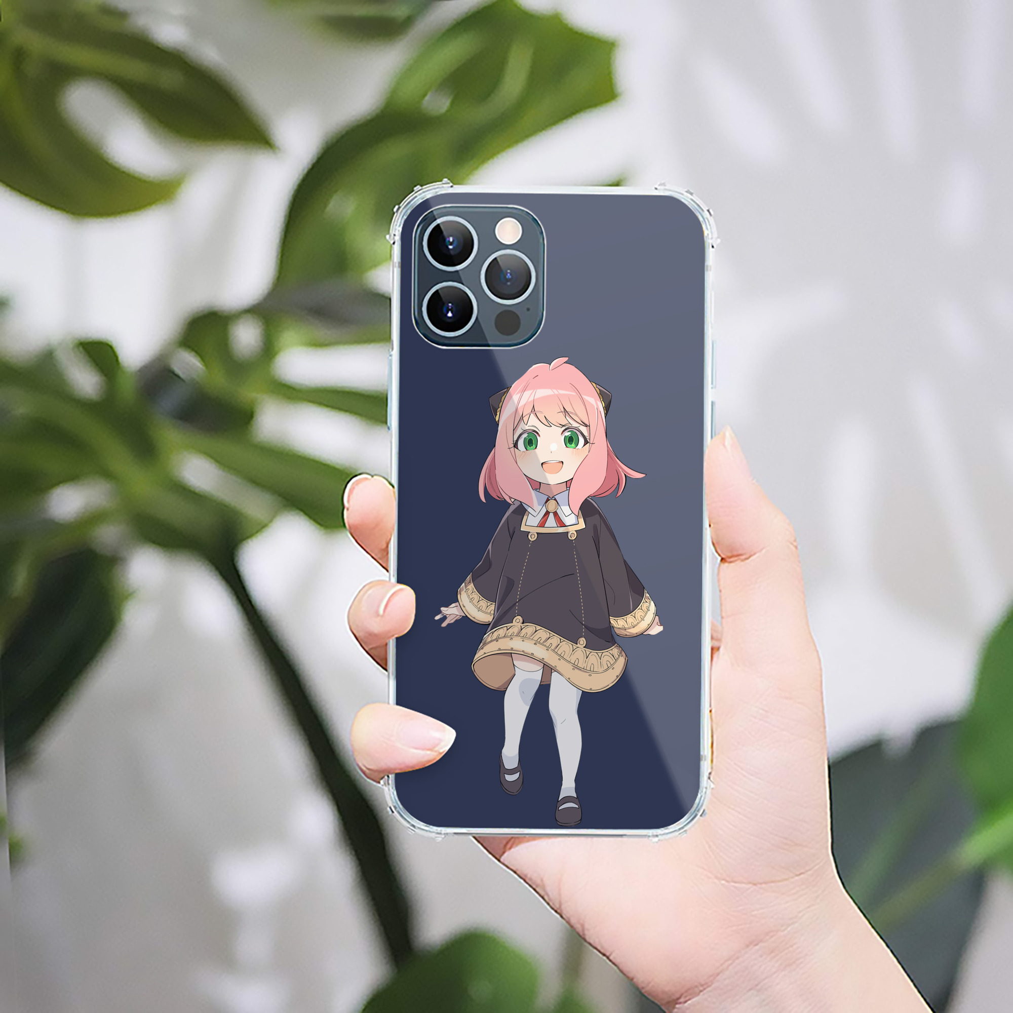 （画像用） SPY×FAMILY间谍家家酒 【iPhone 12シリーズ対応】透明スマホケース（クリアソフトケース）